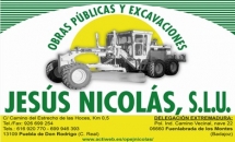 Obras Públicas y excavaciones Jesús Nicolas, S.L.